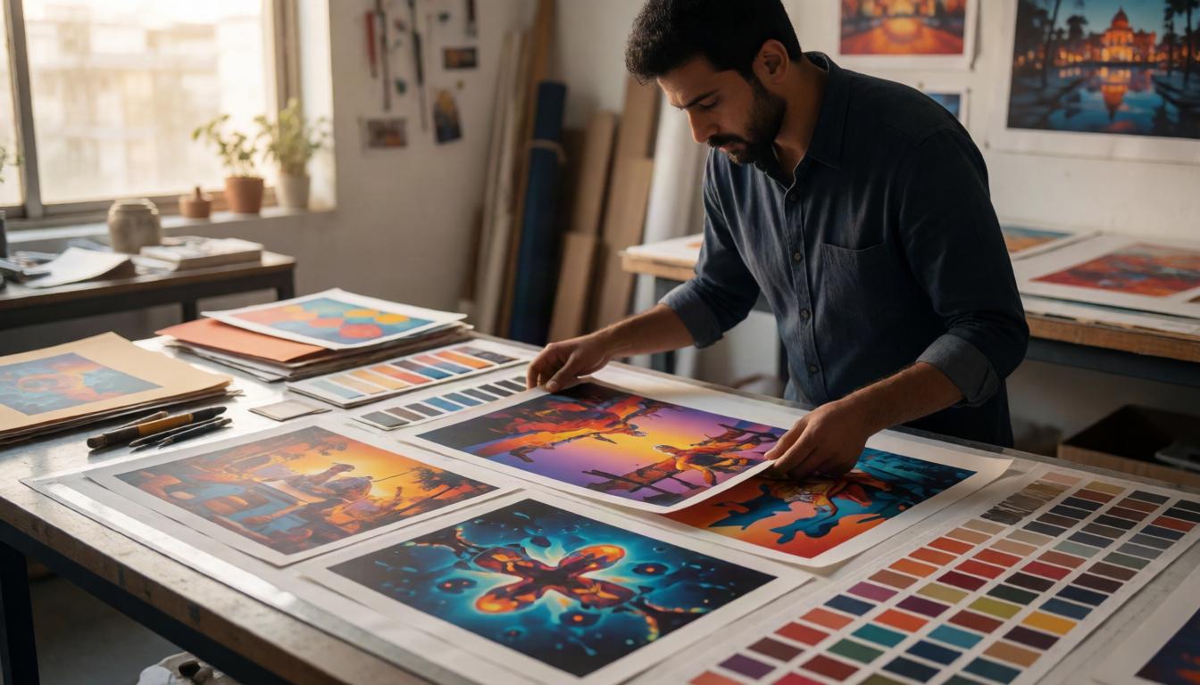Photo and art prints with careful proofing